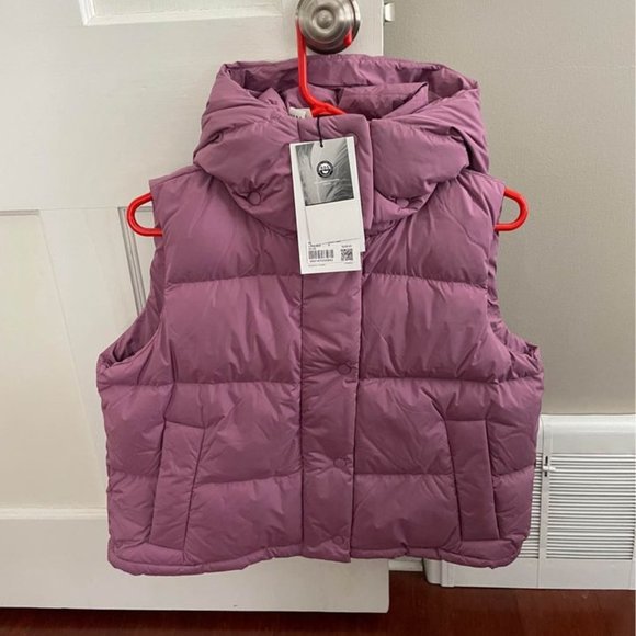 lululemon athletica Jackets & Blazers - NWT LULULEMON WUNDER PUFF CROPPED VEST Velvet Dust Pink / Purple 6